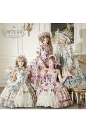 Twin Bears Antique Gemstone Fragrance JSK OP and Sets(1st Pre-Order/2 Colours/Full Payment Without Shipping)